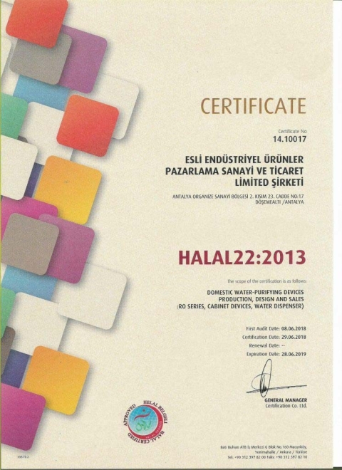 Halal Certificate (EN)